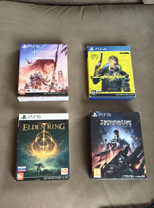 Игры PS5/PS4: Elden Ring, Cyberpunk, Horizon и другие