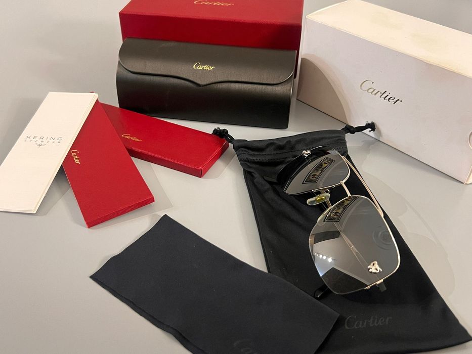 Cartier CT0244S - Оригинални слънчеви очила (пълен комплект)