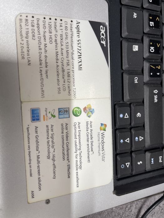 Ноутбук Acer на запчасти