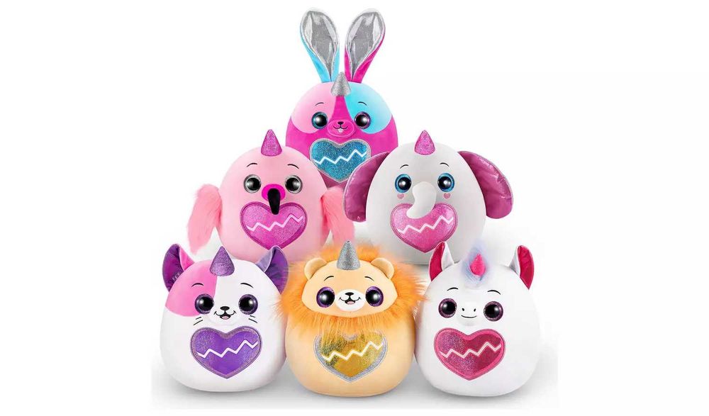 Плюшена играчка Рейнбоукорнс Голямо яйце с 20 изненади Rainbocorns