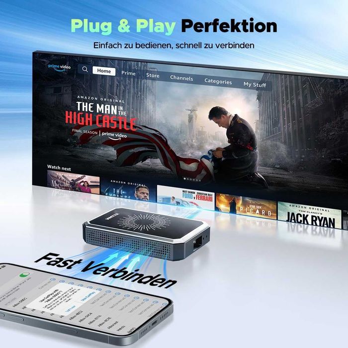 Adaptor CarPlay wireless Magic AI Box 3 în 1 video YouTube Netflix