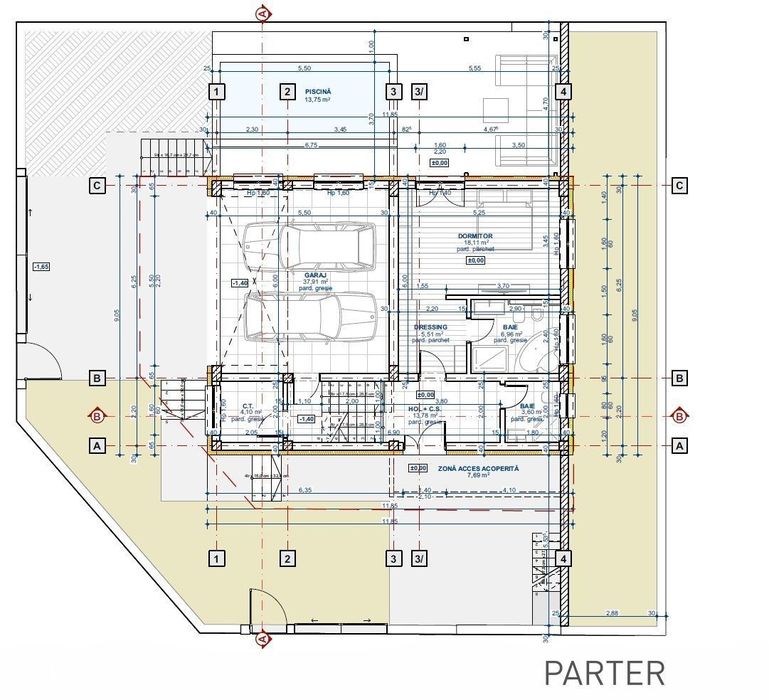 Bucium - teren 398mp cu autorizatie constructie D+P+E, toate utilitati