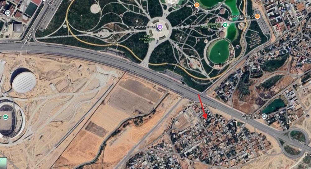 Er sotiladi Toshkent shaxar 6 sotih, Yangi O'zbekiston park oldida