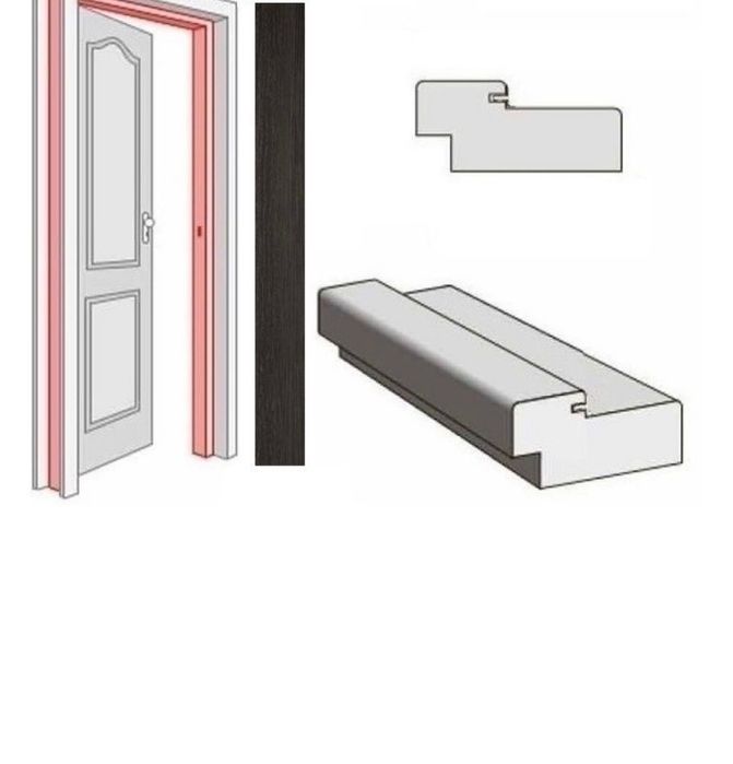 Дверная коробка МДФ
