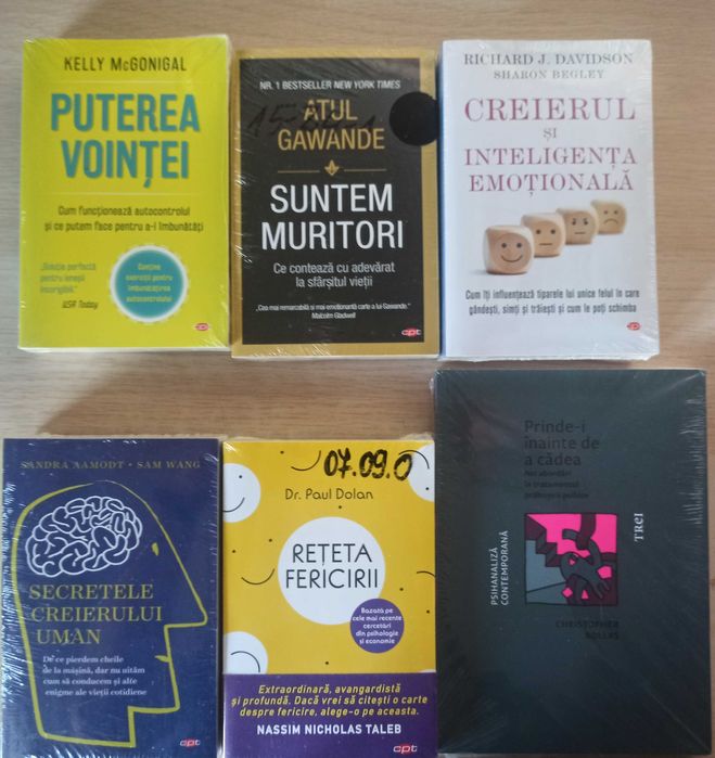 Carti dezvoltare personala, psihologie, economie (lichidare biblioteca)