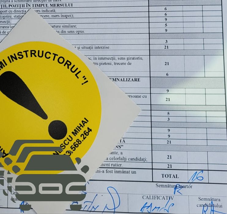 Instructor auto categoria "B"