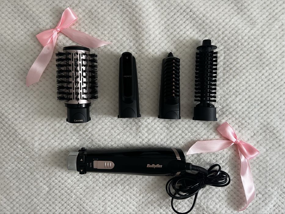 Babyliss perie rotativă Ionic Airbrush 1000W + 4 accesorii