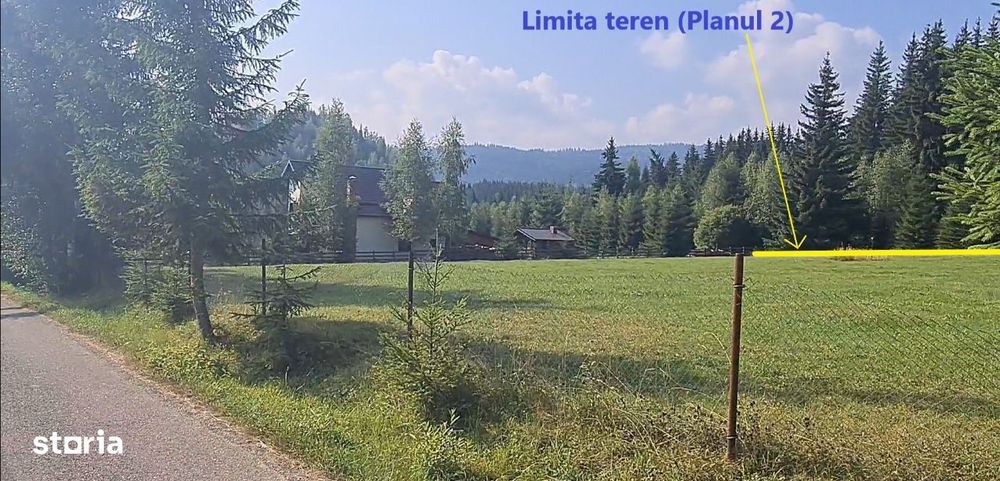 Neagra Sarului - Saru Dornei, Teren S = 6450 mp; 13 km de Vatra Dornei