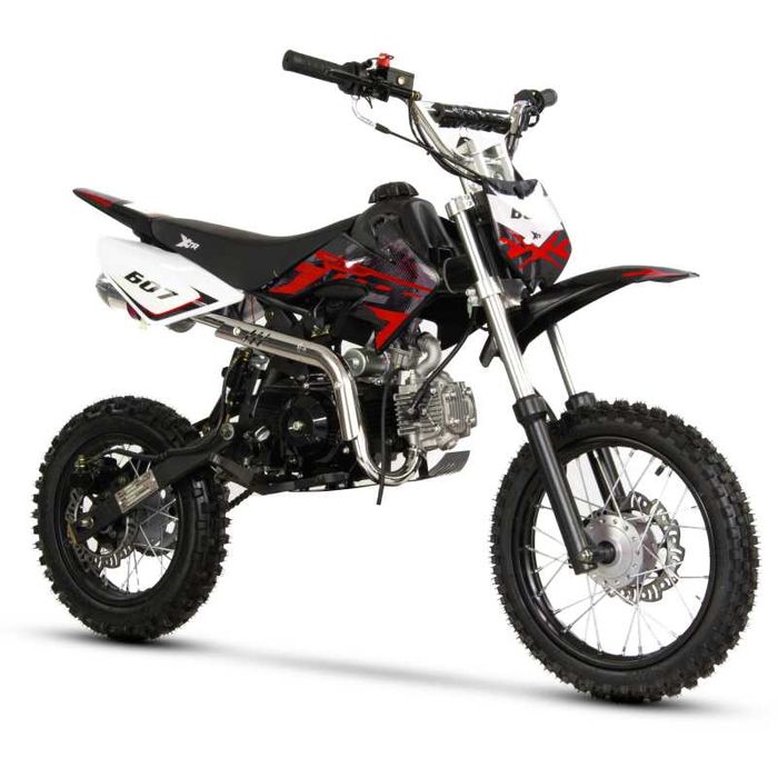 Motocicleta Cross/Enduro copii 4T XTR 607M, 125cc, 14/12, negru/rosu