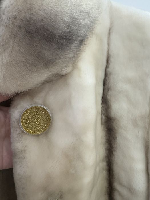 Шубка- эко светлая