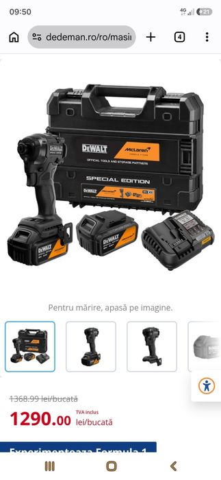 Bormasina cu impact Dewalt