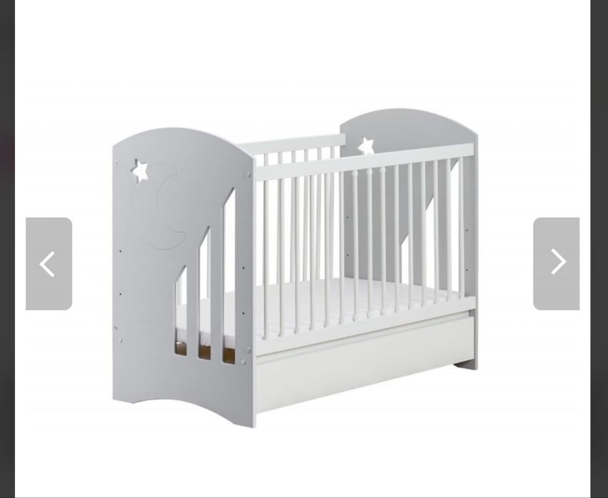 Детска кошара MOON с чекмедже 60/120СМ+МАТРАК