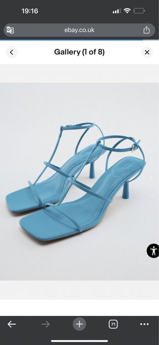 Босоножки Zara новые 37 р