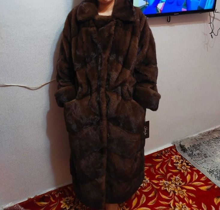 Натуральный норковый шуба