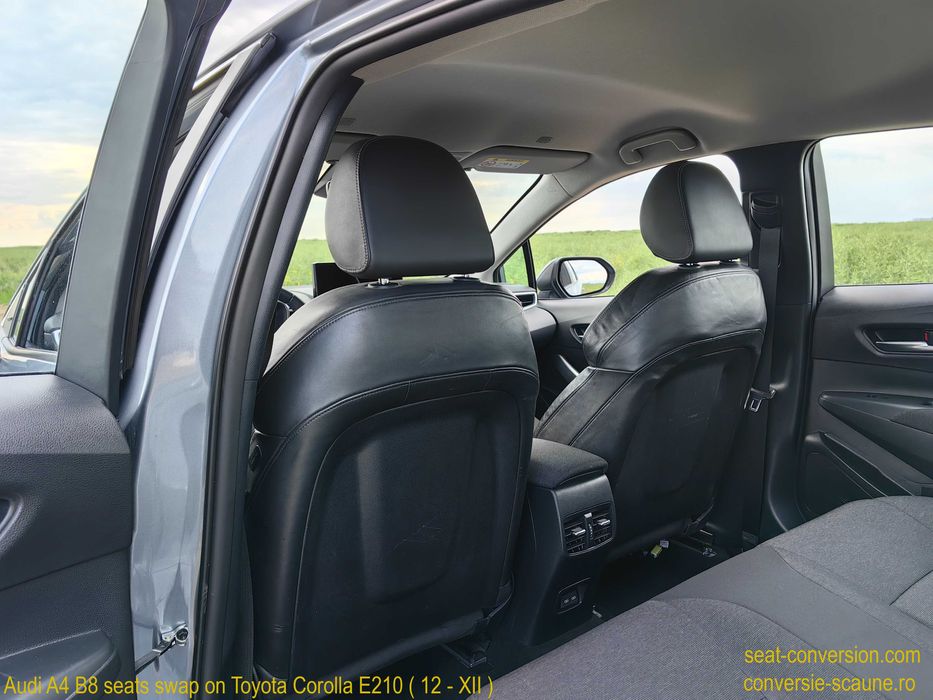 Sistem adaptare scaune de Audi A4 B8 pe Toyota Corolla E210 (12 / XII)