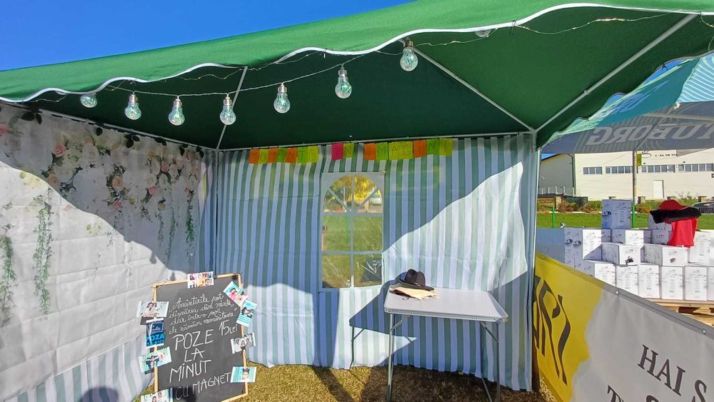 Cort pavilion pentru grădină