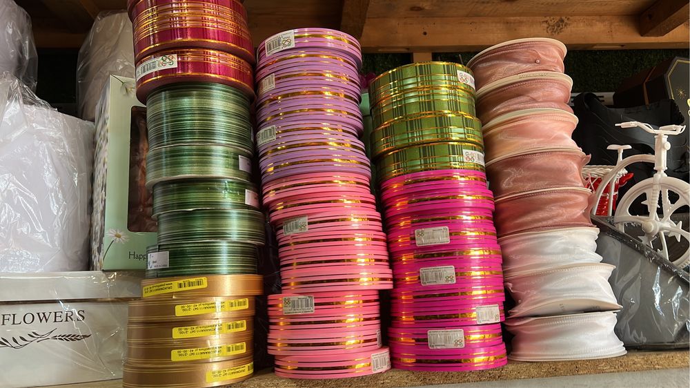 Ленты для букетов и венков