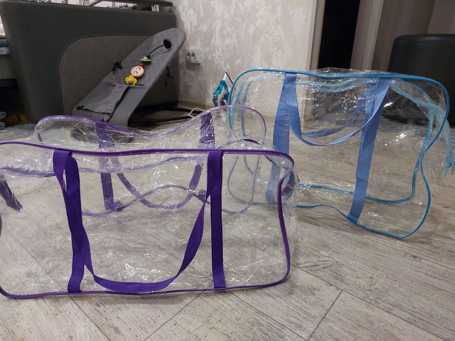 Сумки в роддом прозрачные