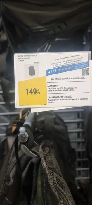 Rucsac Sport Urban 35L Kipsta