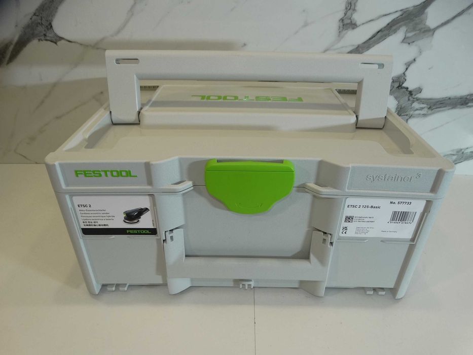 Последен брой! НОВО - Festool ETSC 2 125 - Basic - Акумулаторен ексцентършлайф машина