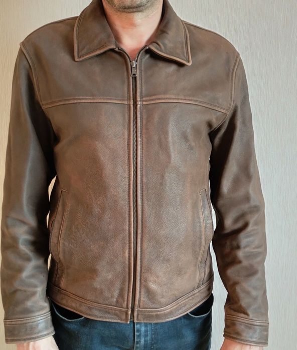 Куртка кожаная мужская