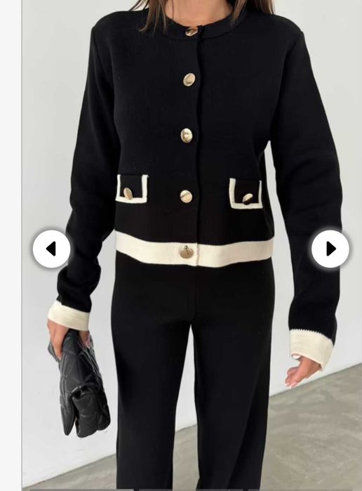 Зимен Бюти Трикотажен Костюм - Черен
 Размери : S-M-L-XL