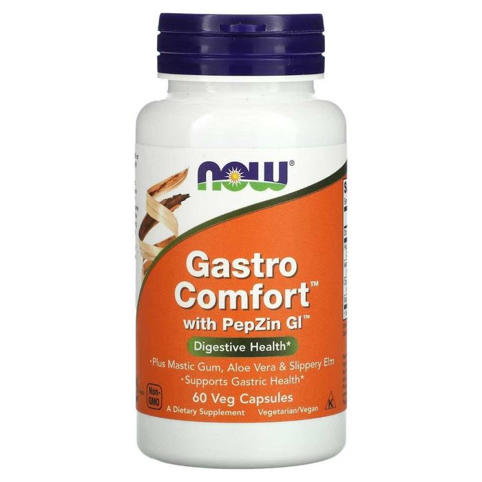 Gastro Comfort с PepZin GI NOW Гастро Комфорт+ Цинк-Карнозин 60 капс