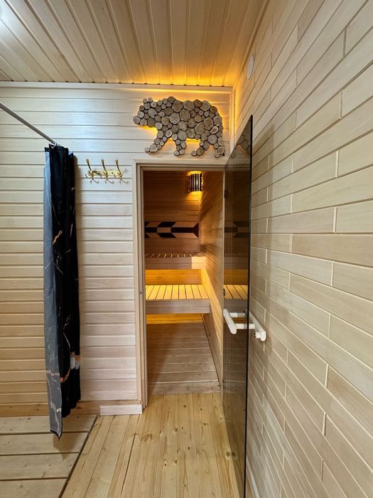 Мобильная баня из контейнера