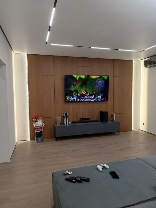 Поклейка обоев, галтели