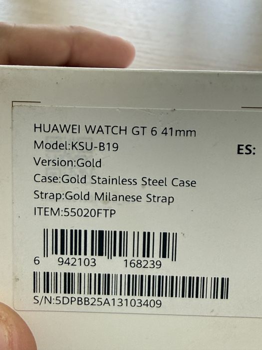 Huawei Watch GT 6 41’mm