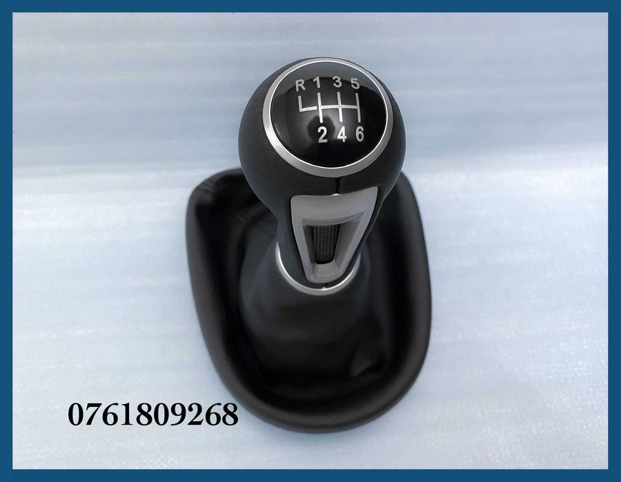Manson + nuca schimbator PIELE Seat Leon 1P / Toledo / Altea cu 6 trepte model facelift