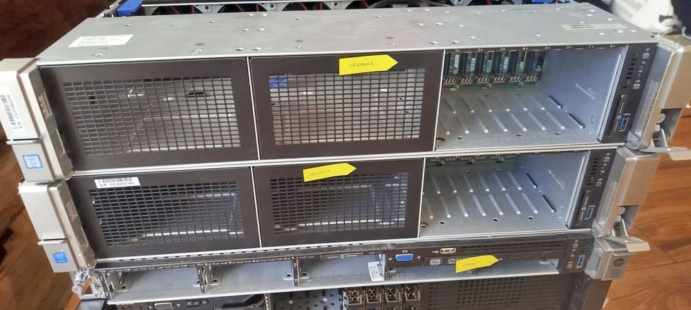 Lot servere HP 2x DL380 g9 1x DL360 g9 (Urechi avariate) [Factura]