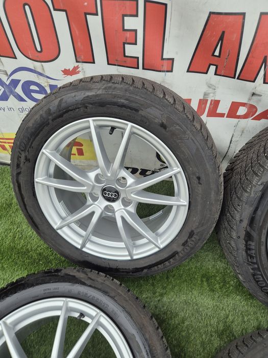 Jante R 17 5x112 Audi cu 215 55 17 Goodyear 2024