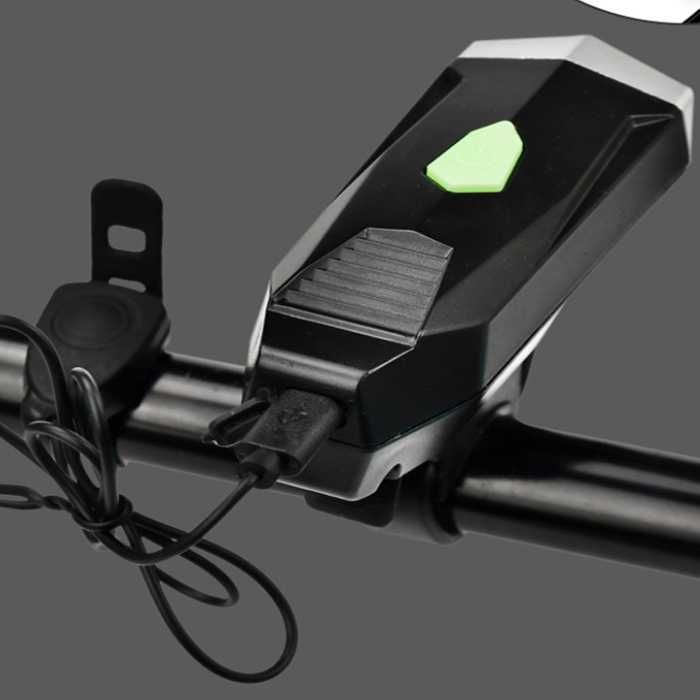 USB фар за велосипед - IPX5, 3 режима на осветяване