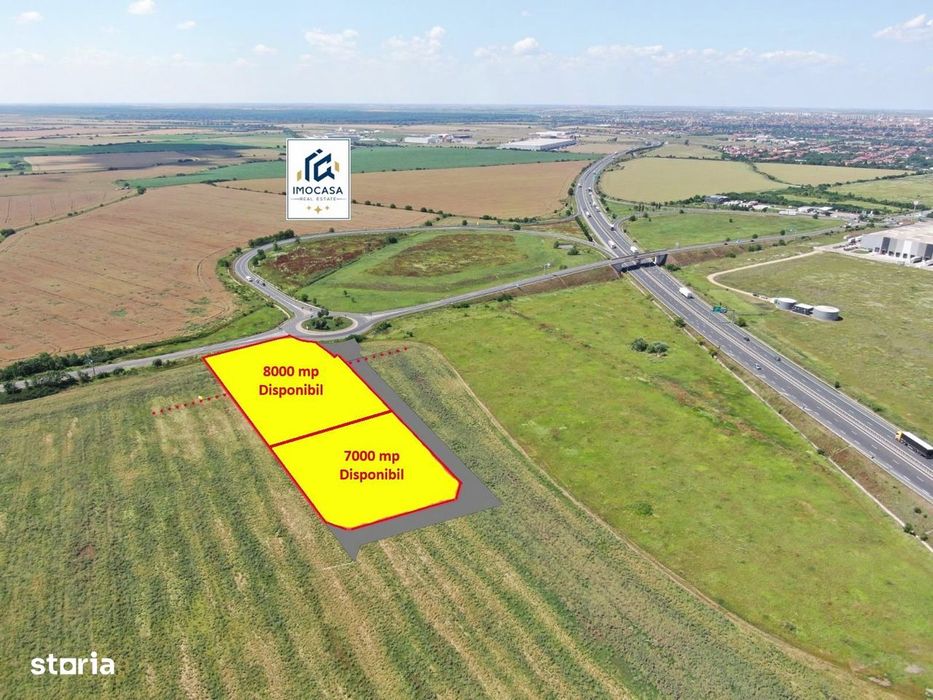Teren intravilan cu potenzial Arad Sud, DN69, A1, Spălătorie, Service.