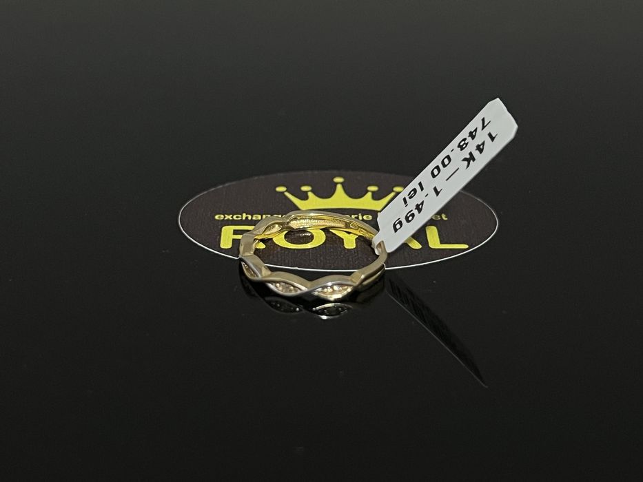 Bijuteria Royal CB : Inel dama aur nou 14k 1,49gr