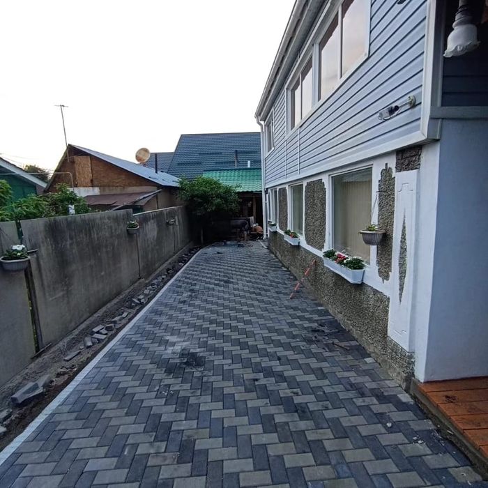 Укладка брусчатки