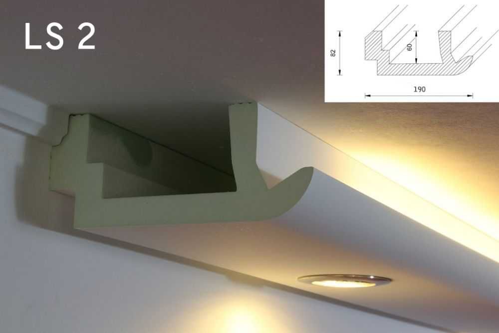 Scafe decorative polistiren led si spot scafa decorativa model LS 2 ...