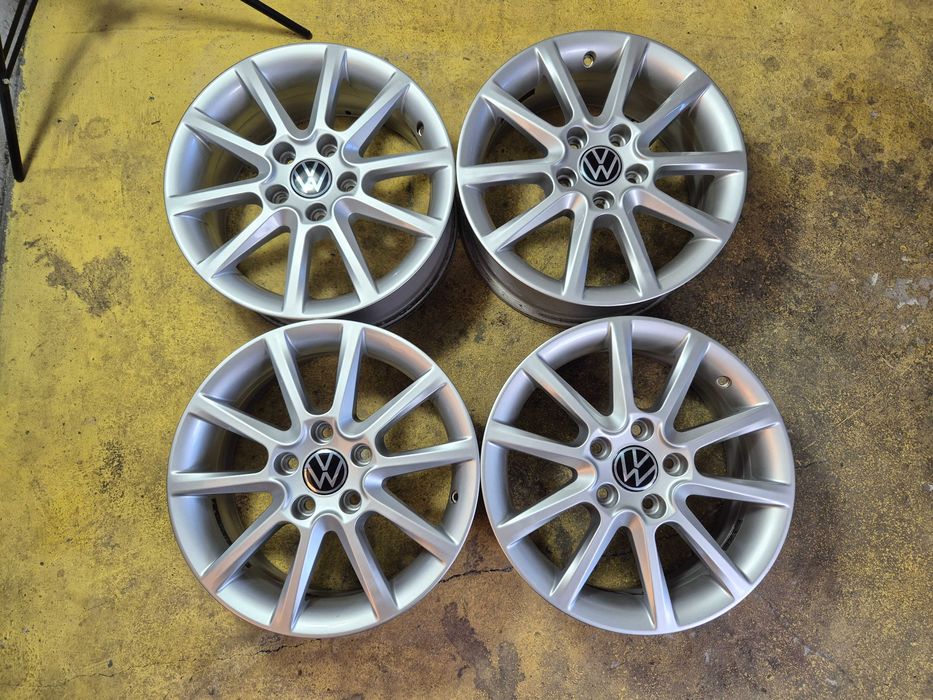 4 Jante Aliaj 5x112 16''  OEM VW Golf Passat Touran Sharan Caddy T-Roc