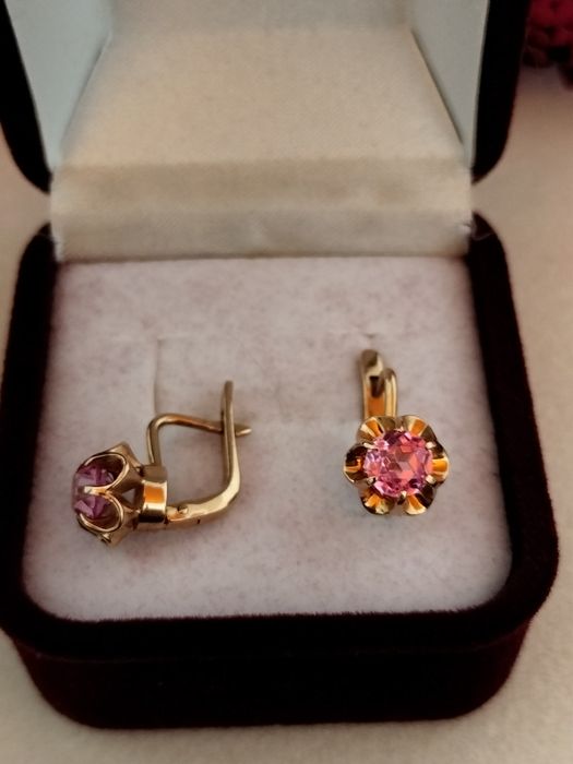 Советские серьги 585 пробы