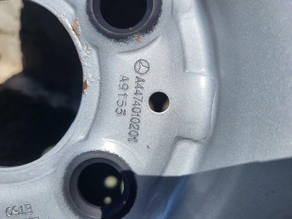 1 брой 17 5x112 Mercedes Vito Viano метална джанта  225/55/17 5х112