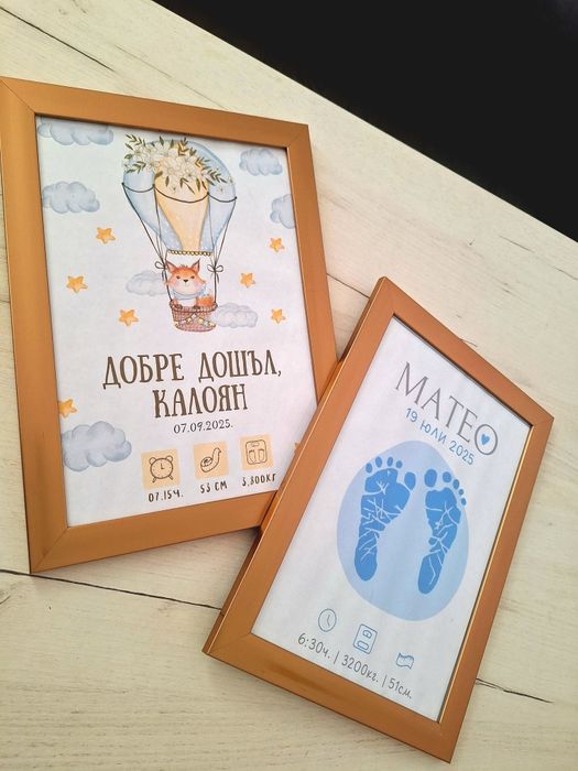 Бебешка визитка.