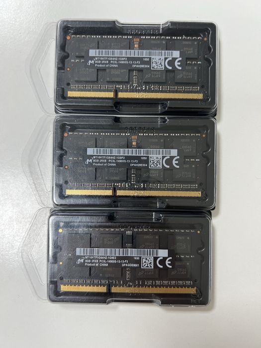 ОЗУ DDR3L 8gb sodimm ddr4 32gb ecc
