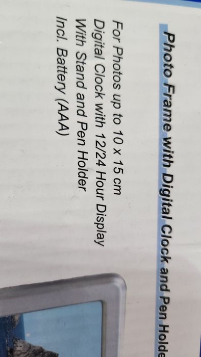 Фото Рамка със Часовник