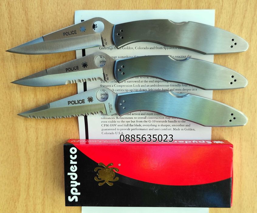 Сгъваем нож Spyderco Police 4