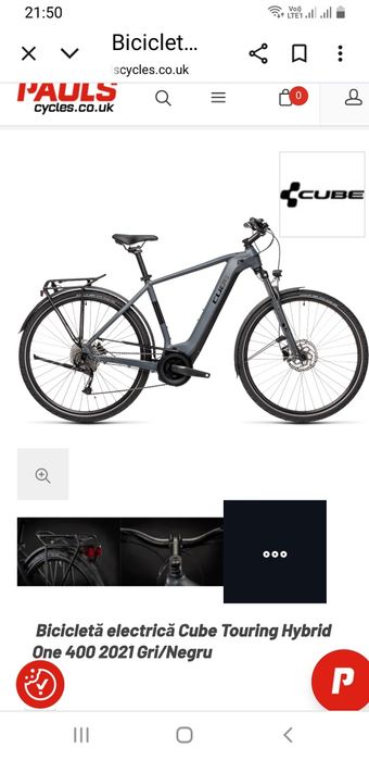 Bicicleta electrica Cube touring Hybride one Kathmandu size L