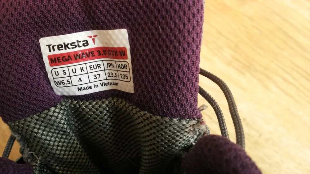 TREKSTA  MEGA WAVE 3.0 GTX GORE-TEX Shoes EUR 37 / UK 4 дамски водонепромокаеми - 251