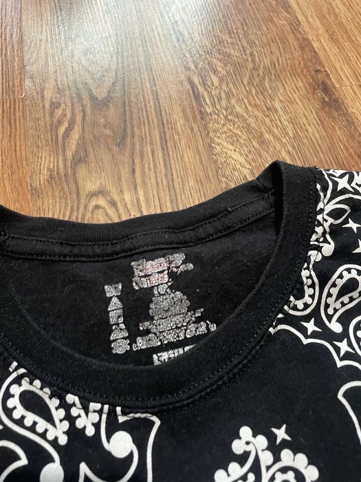 Supreme Hanes black bandana t-shirt