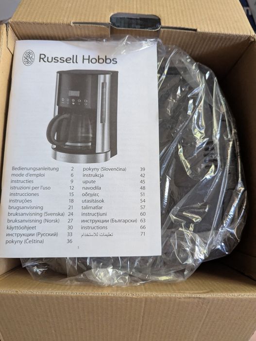 Фильтрационная кофеварка Russell Hobbs
