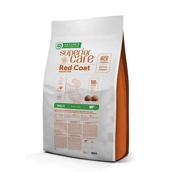 Nature's Protection Red Coat Lamb Grain Free 10кг – храна за дребни породи с червена и кафява